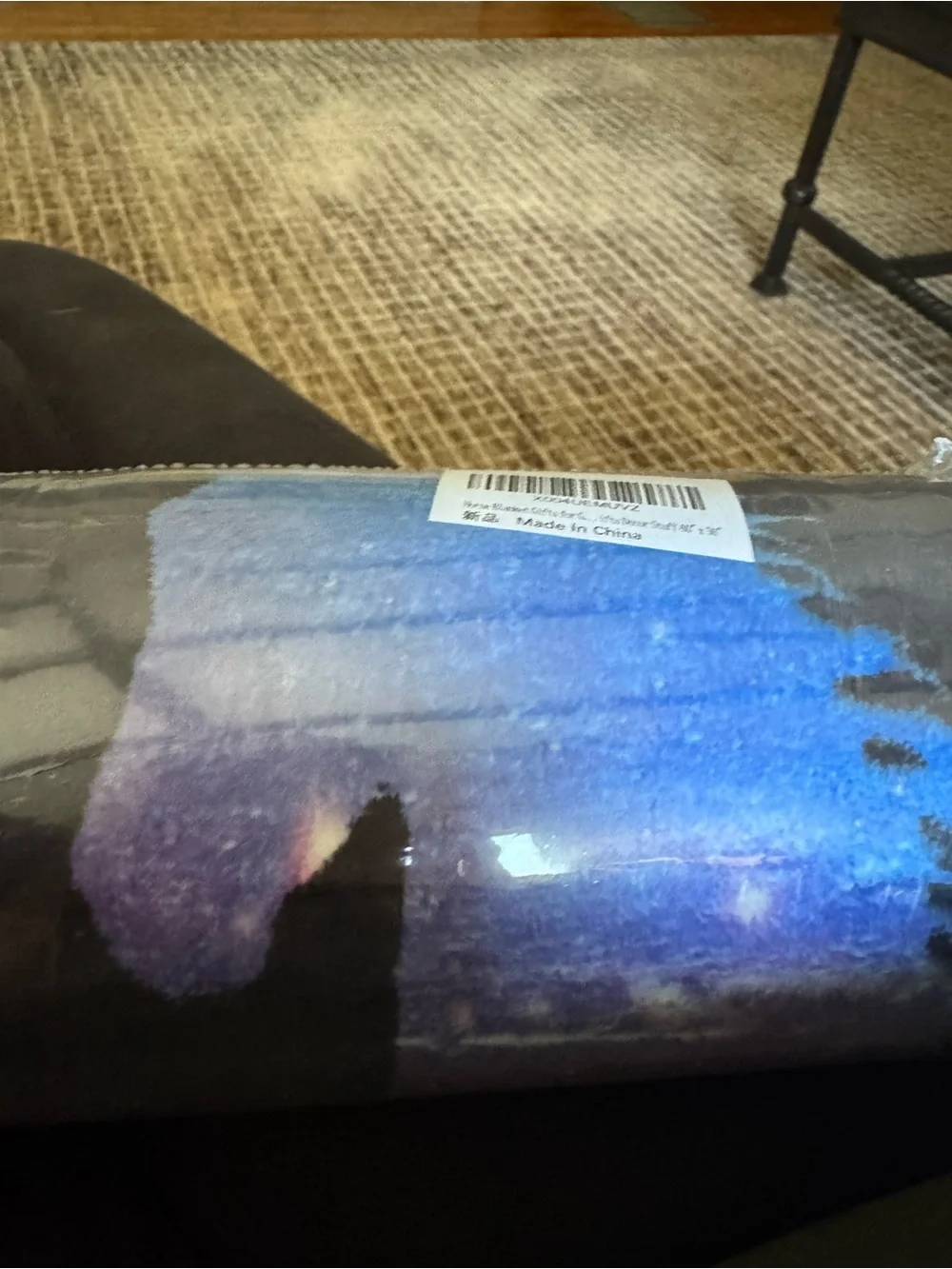 Just A Girl Who Loves Horses Sherpa Throw Blanket 50x60 NWT
